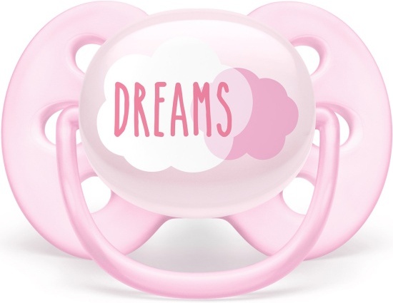 

Пустышка силиконовая Philips AVENT Ultra Soft декор (SCF527/01)