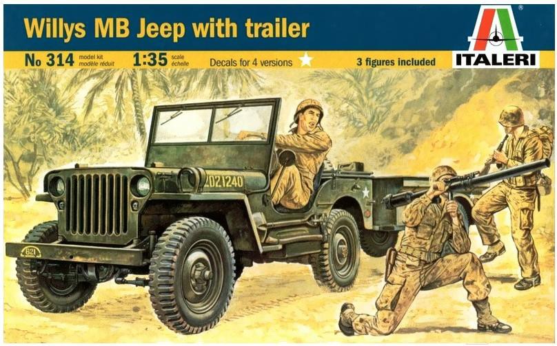 

Сборная модель Italeri Армейский внедорожник Jeep Willys [0314], Сборная модель Italeri Армейский внедорожник Jeep Willys 0314