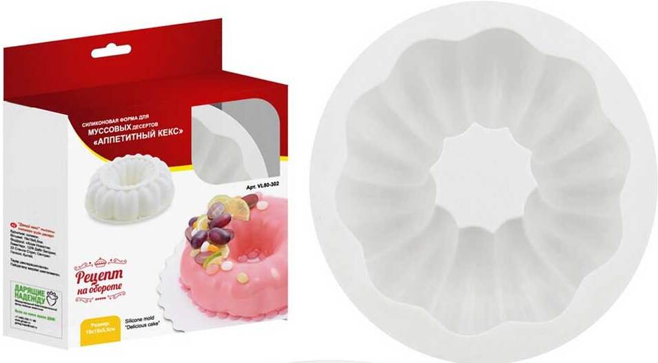 

Форма для выпечки monAmi Аппетитный кекс [80-302 VL], Форма для выпечки MonAmi Аппетитный кекс 80-302 VL