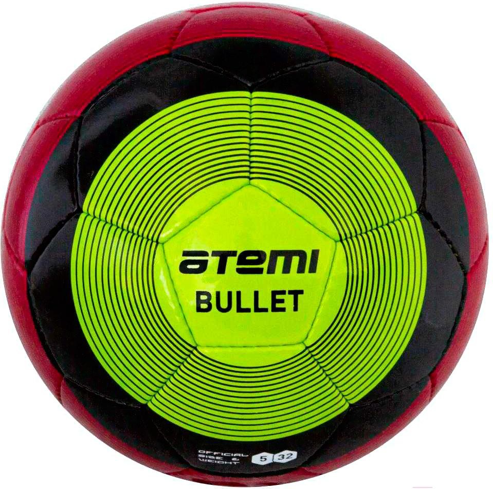 

Футбольный мяч Atemi BULLET WINTER р.5 красный/черный/зеленый