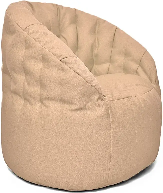 

Бескаркасное кресло Loftyhome Энджой XL рогожка Bagama Ginger