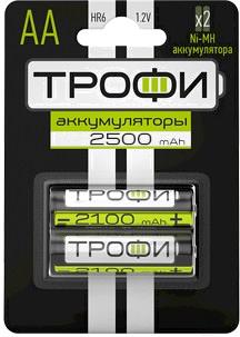 

Комплект аккумуляторов Трофи HR6-2BL 2500 mAh / C0032101, HR6-2BL 2500 mAh