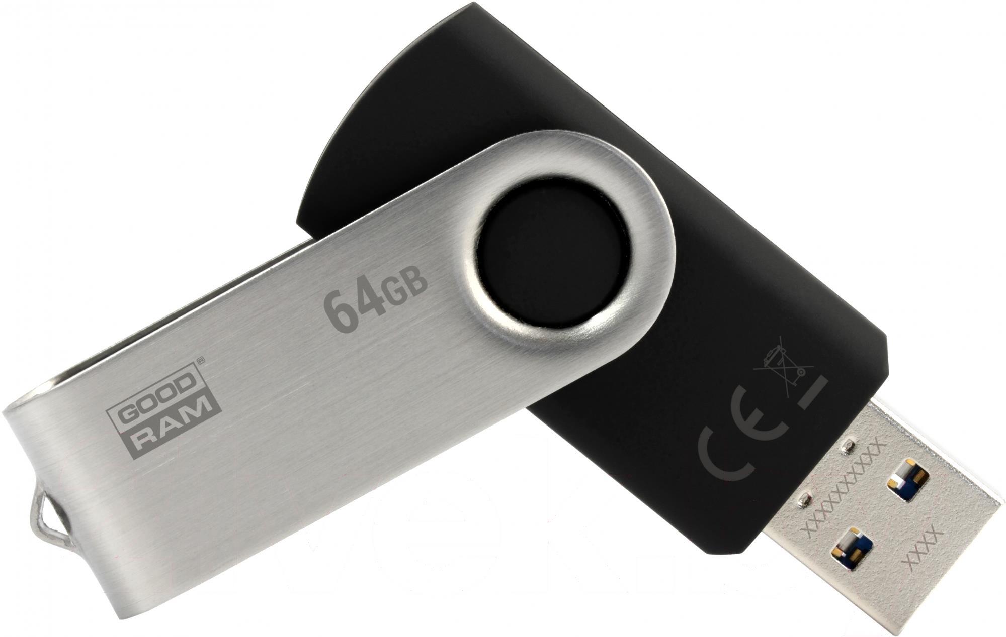 

USB Flash GOODRAM UTS3 64GB (черный) [UTS3-0640K0R11], Usb flash GOODRAM 64GB UTS3 3.0 UTS3-0640K0R11 Black