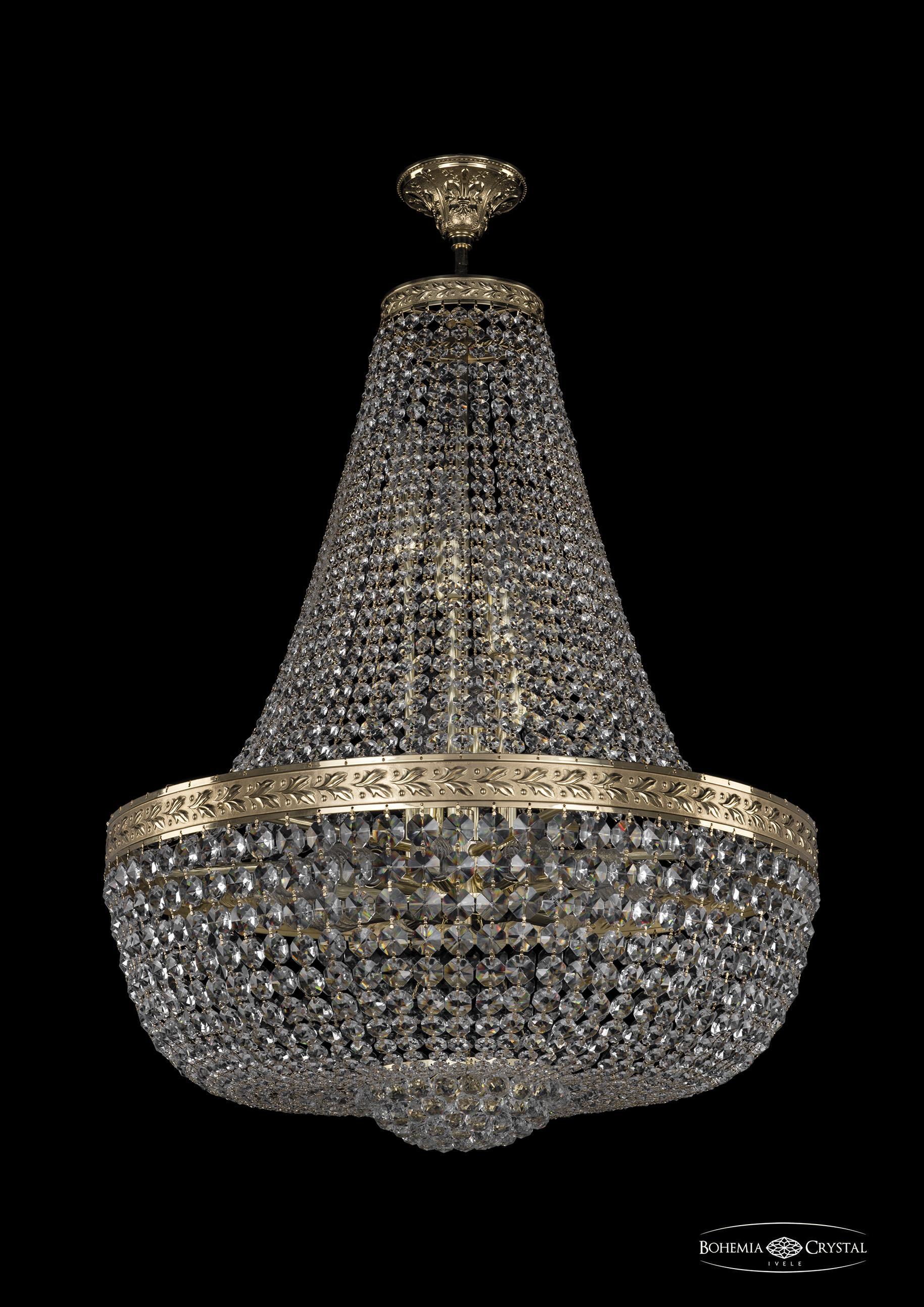 

Люстра на штанге Bohemia Ivele Crystal 19281/H2/60IV G