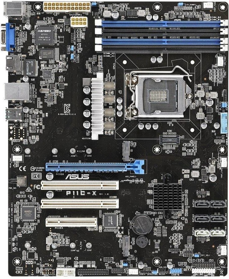 

Материнская плата ASUS P11C-X [90SB06Q0-M0UAY0], (Asus P11C-X iC242 4xDDR4 (90SB06Q0-M0UAY0))