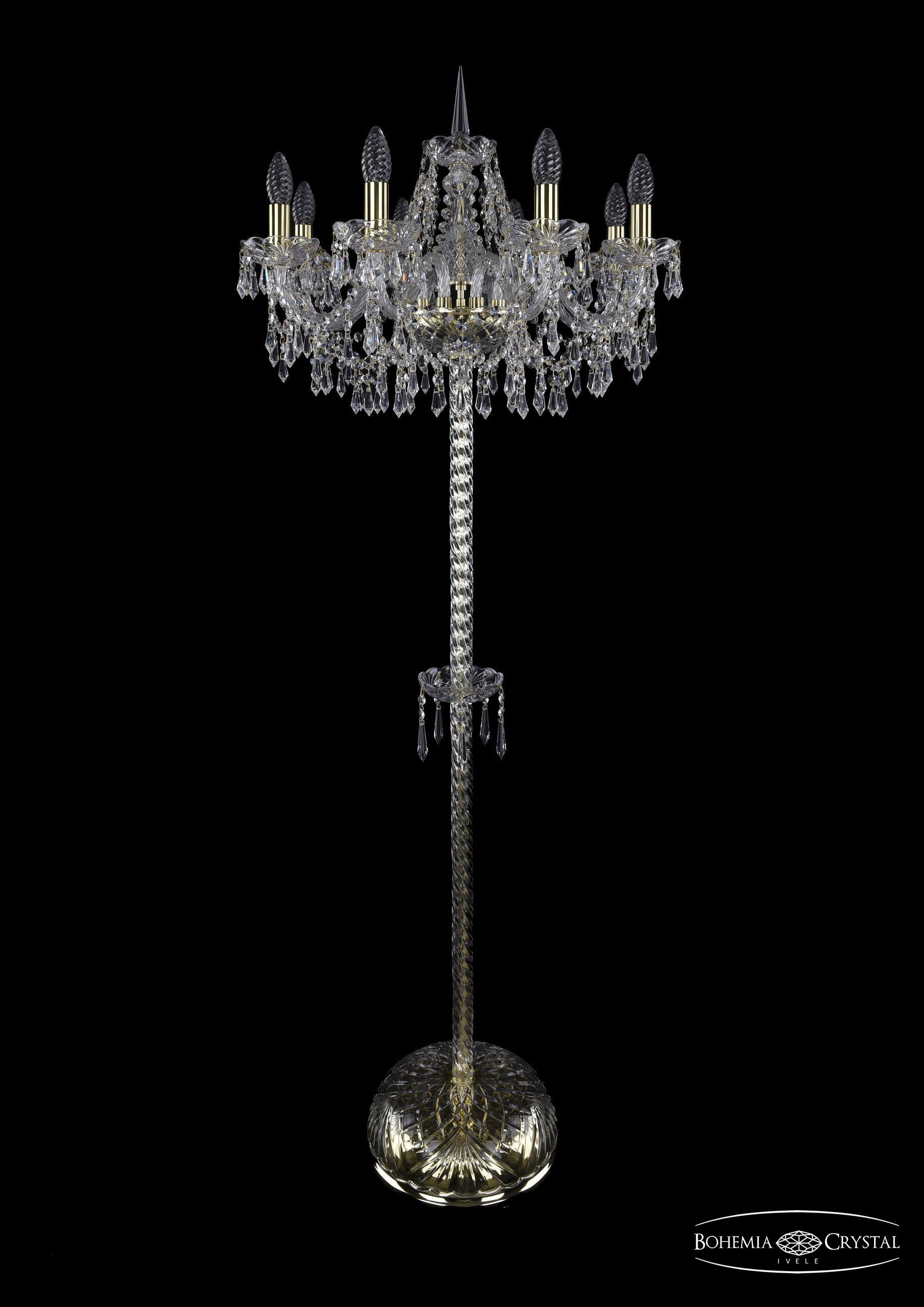 

Торшер Bohemia Ivele Crystal 1403T2/8/195-160/G