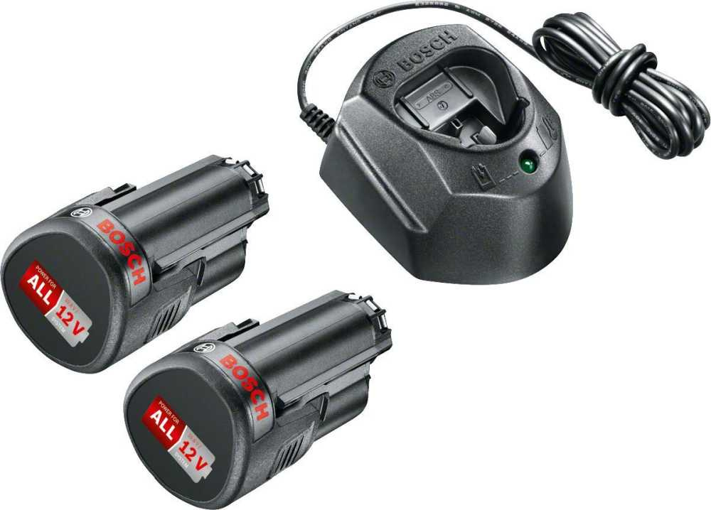 

Аккумулятор Bosch 12.0 В PBA12 V 2 шт + зарядное устройство GAL1210 [1600A01L3E], Аккумулятор Bosch 12.0 В PBA12 V 2 шт + зарядное устройство GAL1210 1600A01L3E