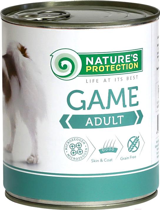 

Корм для собак Nature's Protection Adult Game 800 г, Adult Game 800 г