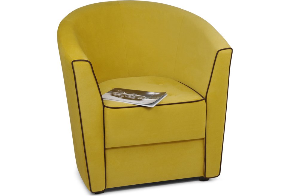 

Кресло Милан Velvet Yellow, Милан Velvet