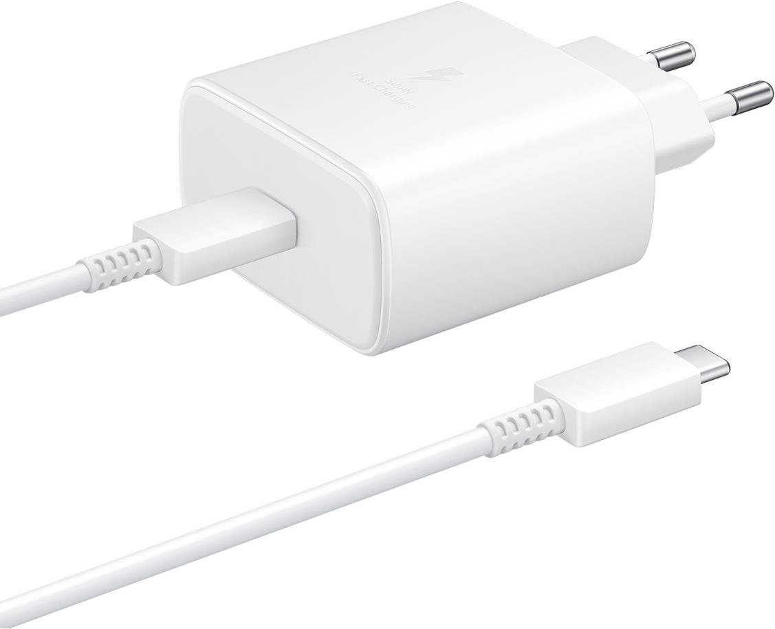 

Зарядное устройство Samsung Power Delivery 45В белый [EP-TA845XWEGRU], Power Delivery 45В