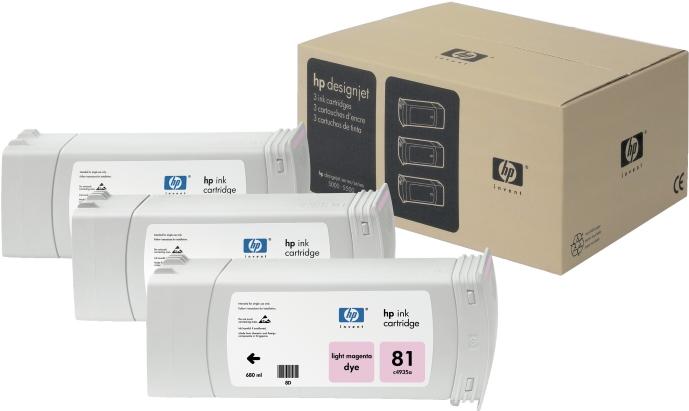 

Картридж для принтера HP 81 (C5071A) 3 шт, 81 3 шт