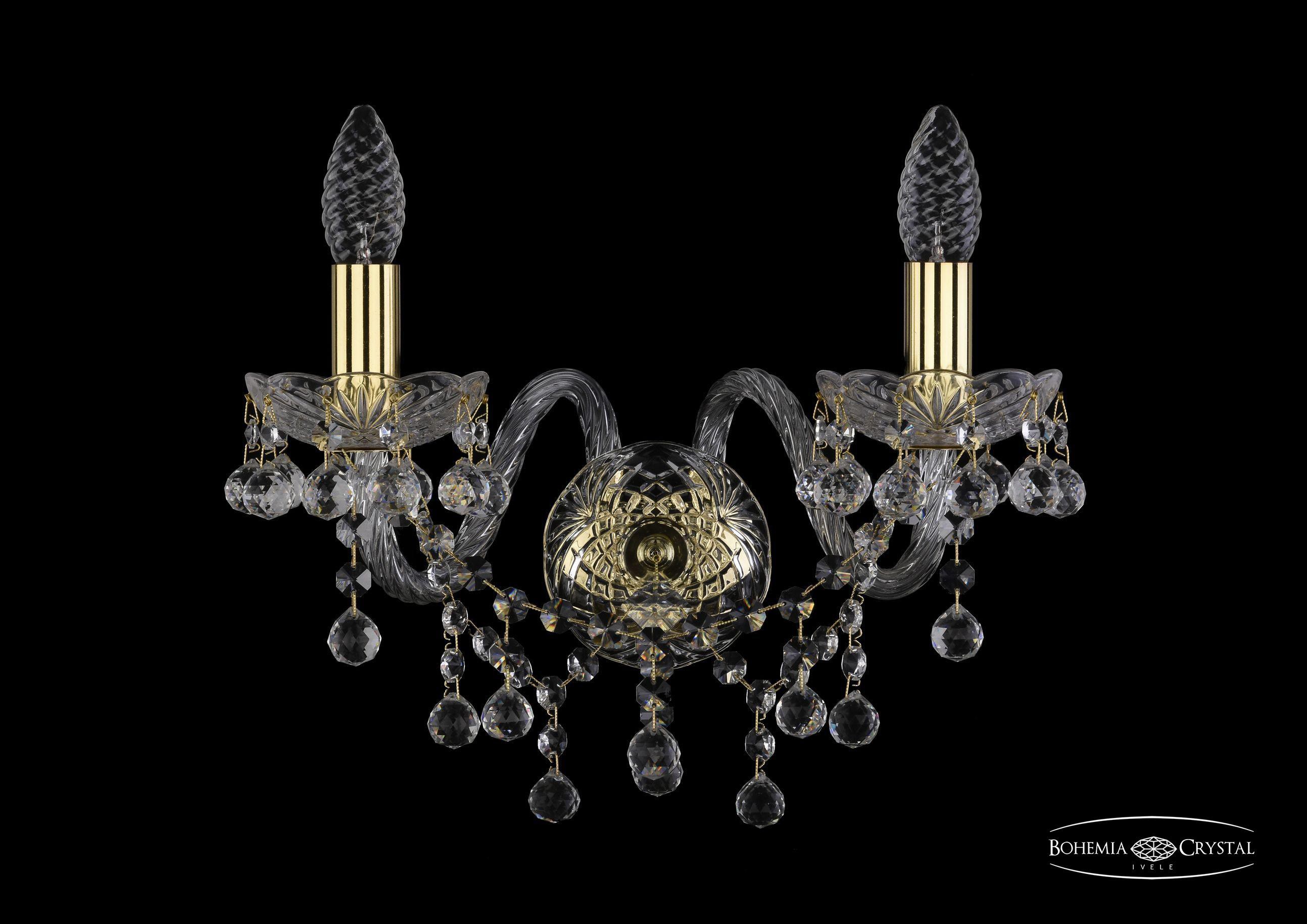 

Подвесная люстра Bohemia Ivele Crystal 1409B/2/160/G, Бра Bohemia Ivele Crystal 1409B/2/160/G