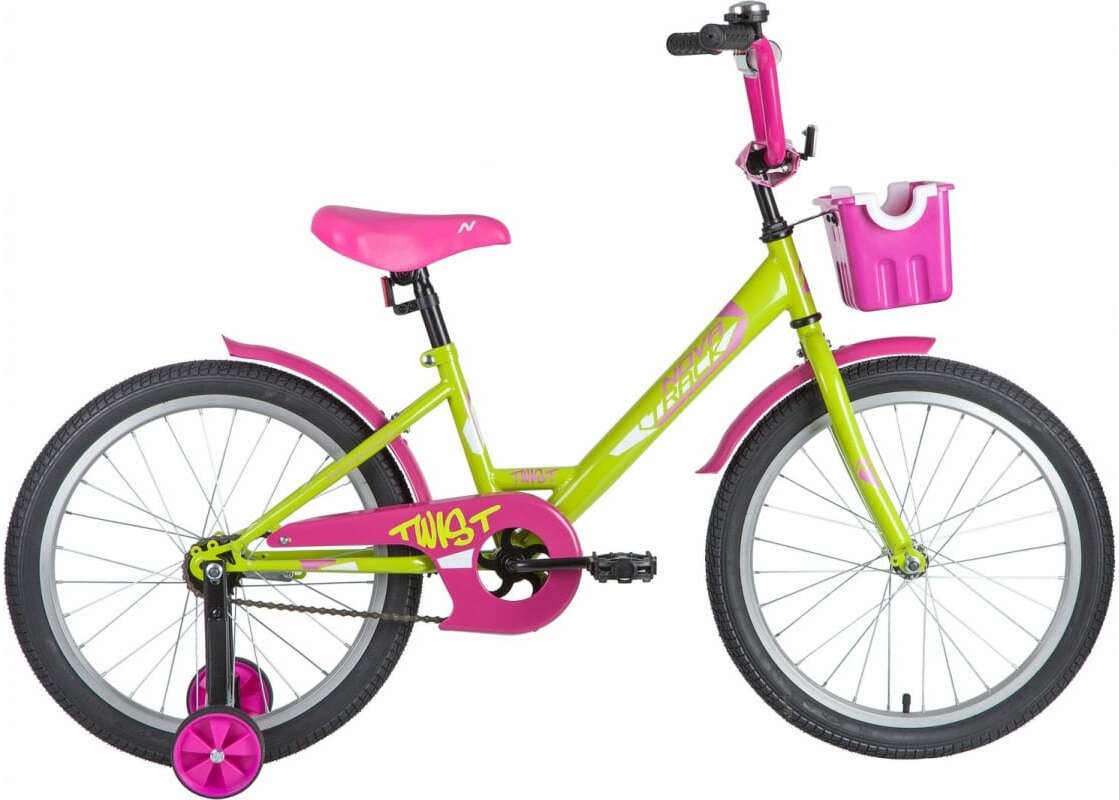 

Велосипед детский Novatrack Twist 20'' 2020 салатовый [201TWIST.GNP20], Велосипед Novatrack Twist 20'' детский 201TWIST.GNP20 салатовый