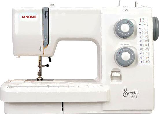 

Швейная машина Janome 521, Швейная машина Janome 521 Janome 521 белый