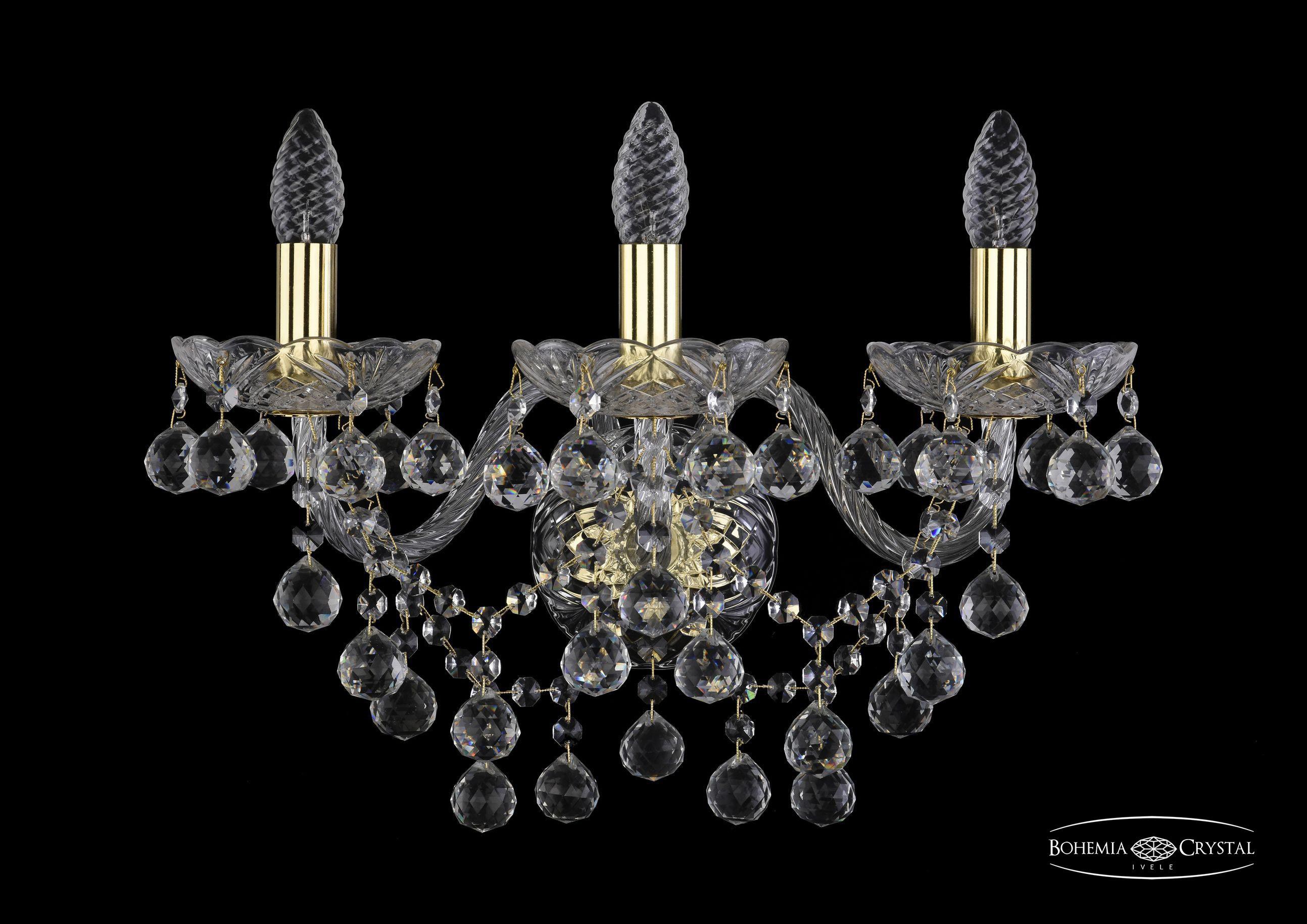 

Подвесная люстра Bohemia Ivele Crystal 1409B/3/195/XL/G, Бра Bohemia Ivele Crystal 1409B/3/195/XL/G