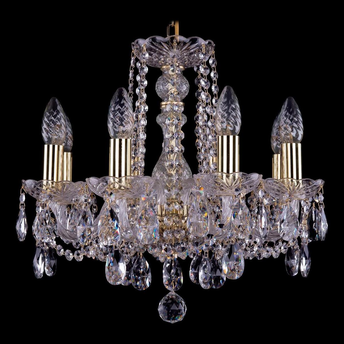 

Подвесная люстра Bohemia Ivele Crystal 1402/8/141/G