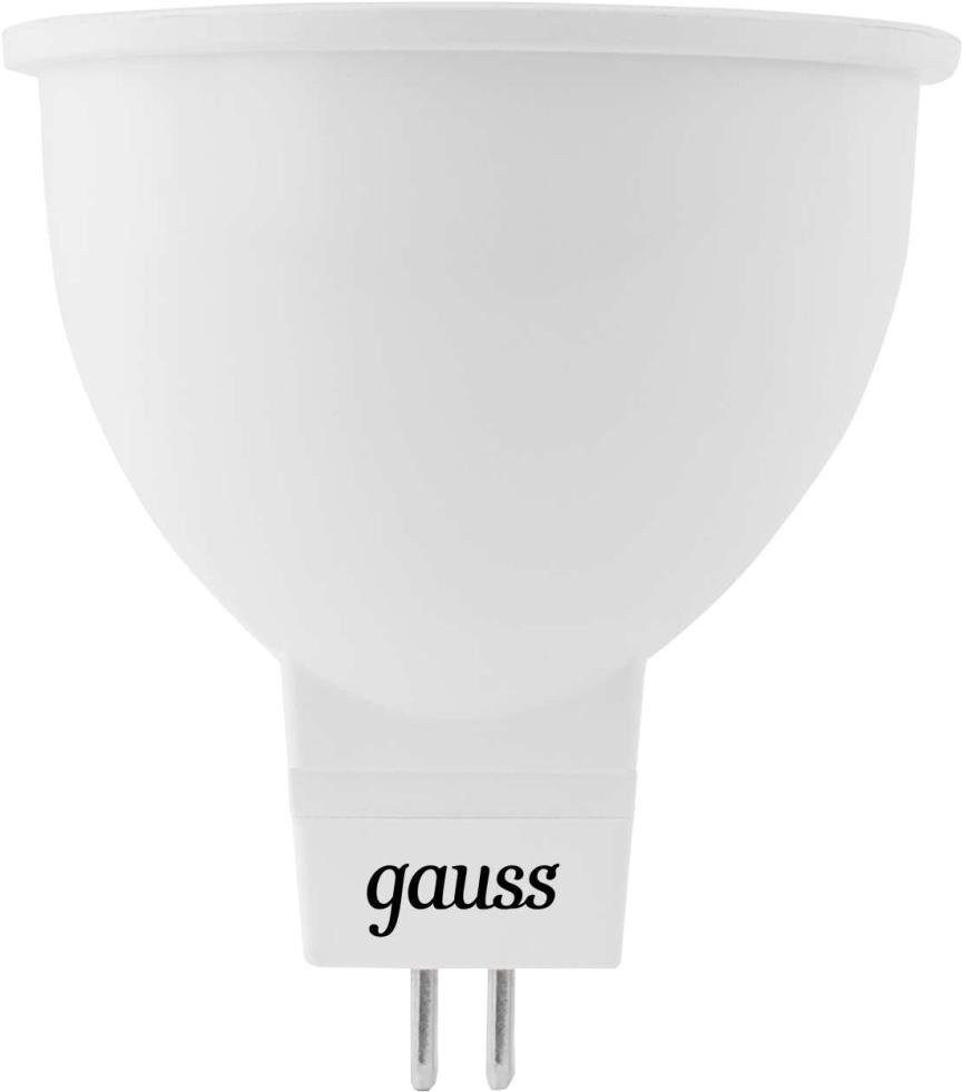 

Лампа Gauss LED MR16 GU5.3-dim 5W 500lm 3000K диммируемая 1/10/100 [101505105-D], Светодиодная лампочка Gauss LED 101505105-D