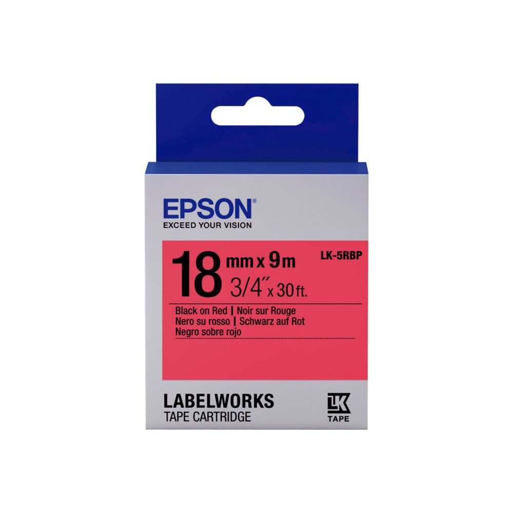 

Картридж Epson LK5RBP Pastel Blk/Red 18/9 [C53S655002], LK5RBP Pastel Blk/Red 18/9