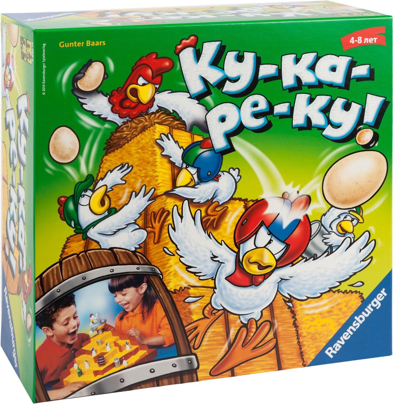 

Настольная игра Ravensburger Ку-ка-ре-ку! [21104], Ку-ка-ре-ку!