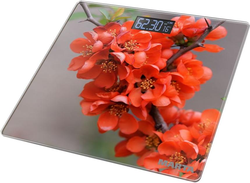 

Напольные весы Marta MT-1678 весенние цветы, MT-1678