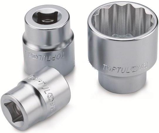 

Головка слесарная Toptul 1/2 27мм 12гр [BAEB1627], 1/2 27мм 12гр
