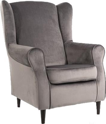

Кресло Signal Baron Velvet Bluvel 14 серый, Baron Velvet Bluvel 14