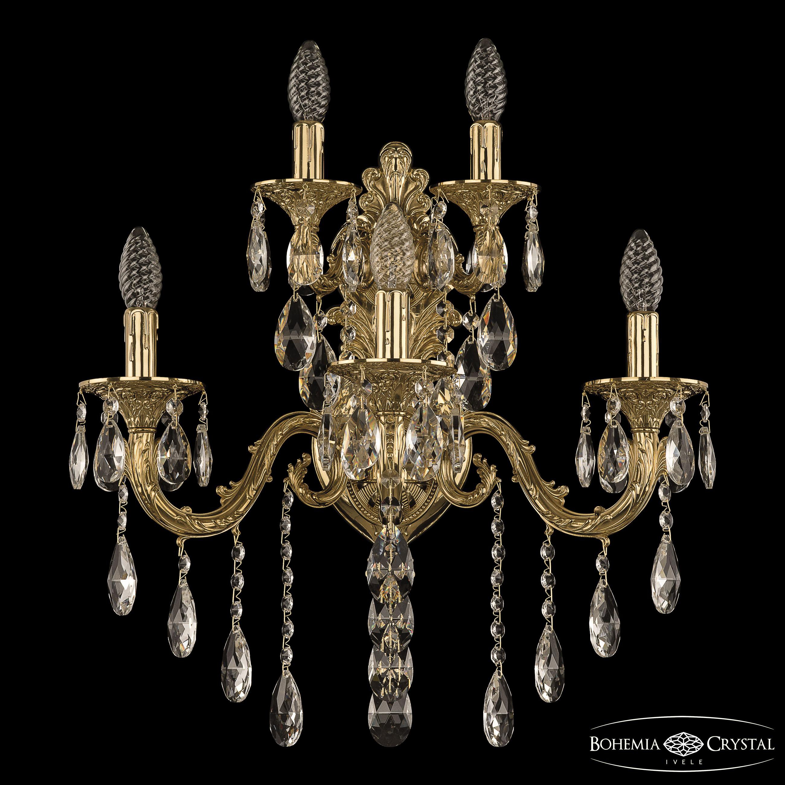 

Бра Bohemia Ivele Crystal 7101B15/3+2/210 B G