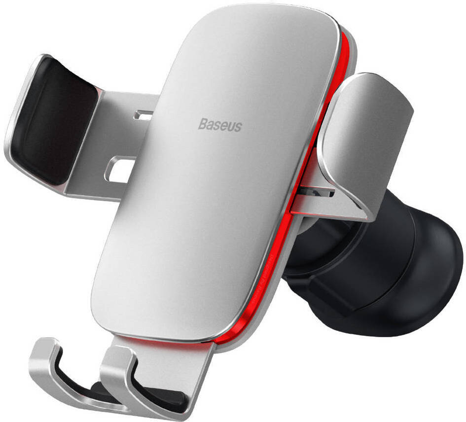 

Автомобильный держатель Baseus SUJS000012 Metal AgeⅡ Gravity Car Mount (крепление в воздуховод) Silver