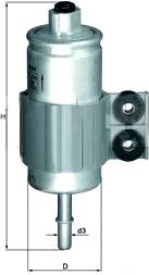 

Фильтр топливный Knecht/Mahle KL510, KL510
