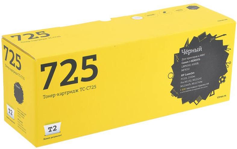 

Картридж для принтера и МФУ T2 TC-C725, TC-C725