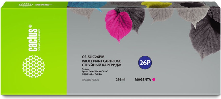 

Картридж струйный CACTUS C33S020620 пурпурный (CS-SJIC26PM)