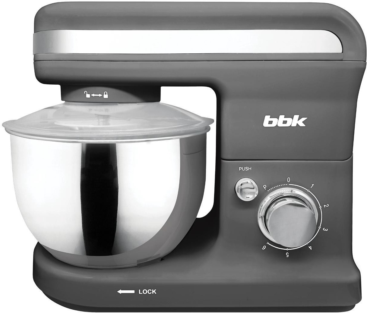 

Миксер BBK KBM1042 серый, Планетарный миксер BBK KBM1042 серый