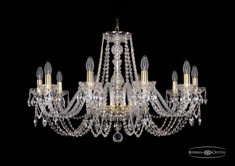 

Подвесная люстра Bohemia Ivele Crystal 1402/10/300/G