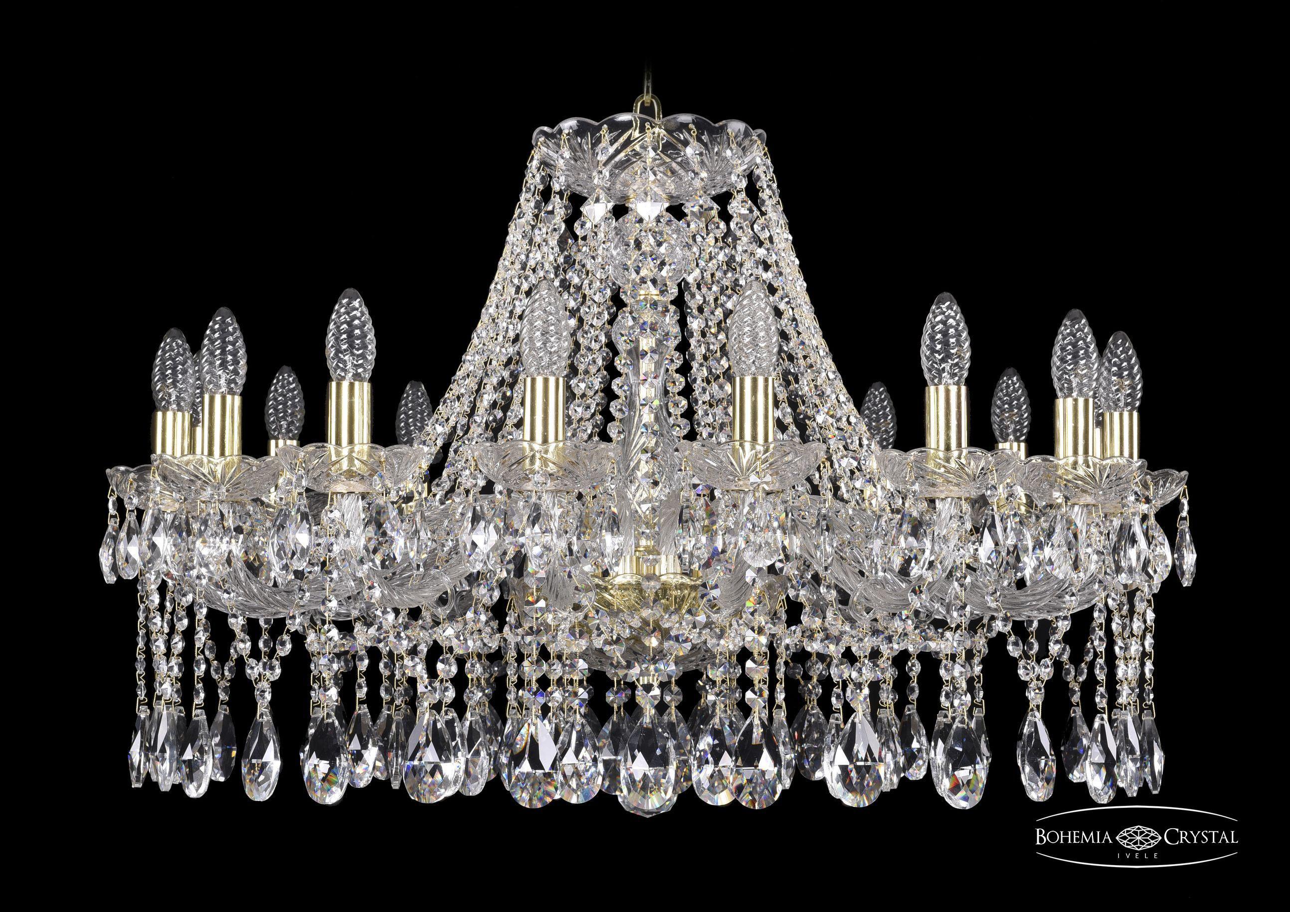 

Подвесная люстра Bohemia Ivele Crystal 1413/16/300/G