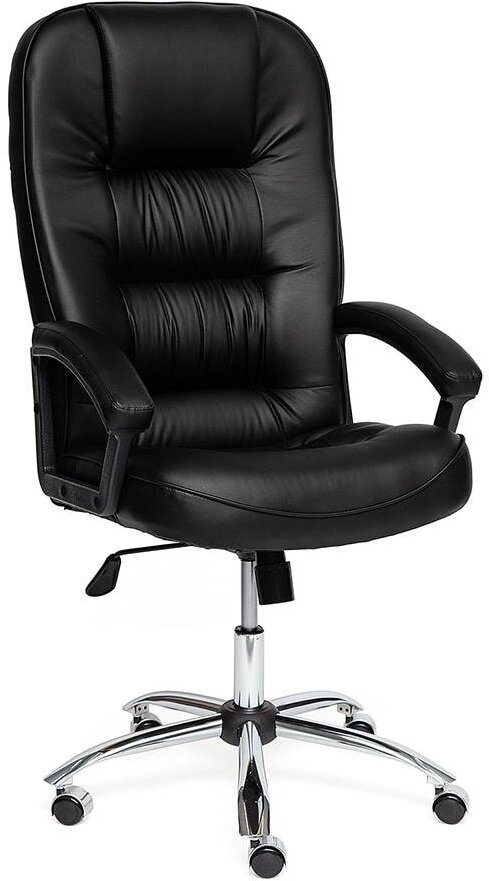 

Офисное кресло TetChair СН9944 Хром кожзам 36-6 черный, Офисное кресло Tetchair СН9944 Хром кожзам 36-6 черный
