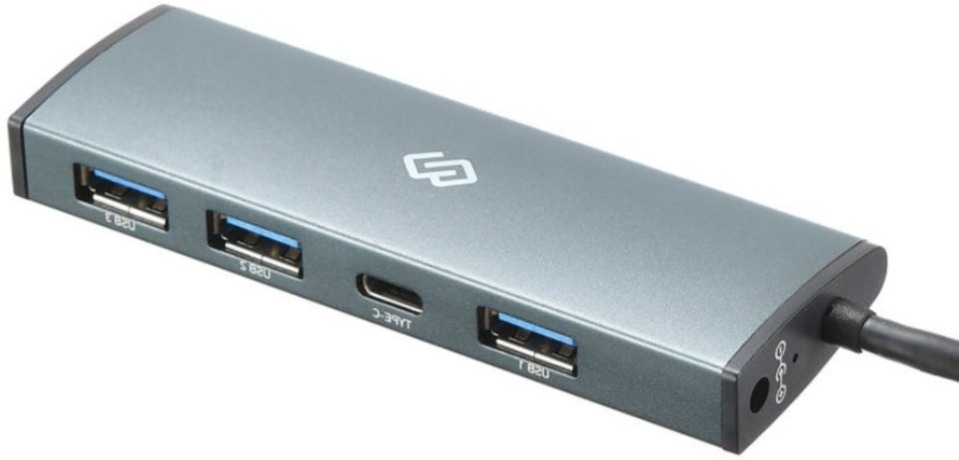 

USB-хаб Digma HUB-3U3.0С-UC-G серый, Разветвитель USB-C Digma HUB-3U3.0С-UC-G серый