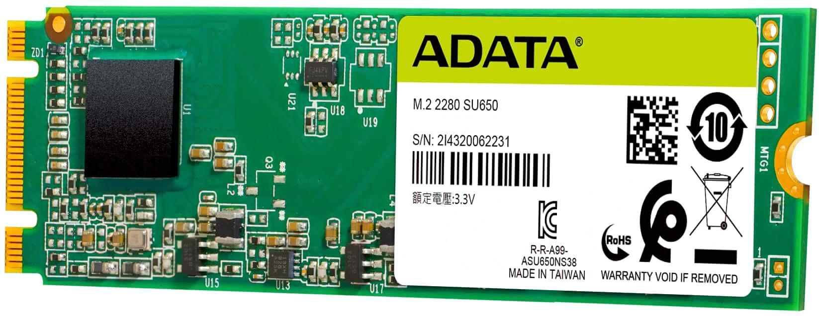 

SSD диск A-Data 2280 240GB [ASU650NS38-240GT-C], Твердотельный накопитель A-Data Ultimate SU650 ASU650NS38-240GT-C