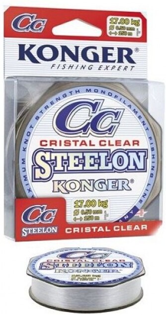 

Леска монофильная KONGER STEELON CRISTAL CLEAR 150 м 0,40 мм [240150040], Леска монофильная KONGER STEELON CRISTAL CLEAR 150 м 0,40 мм 240150040