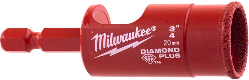 

Алмазное сверло Milwaukee Diamond Plus 49560515, Diamond Plus 20мм