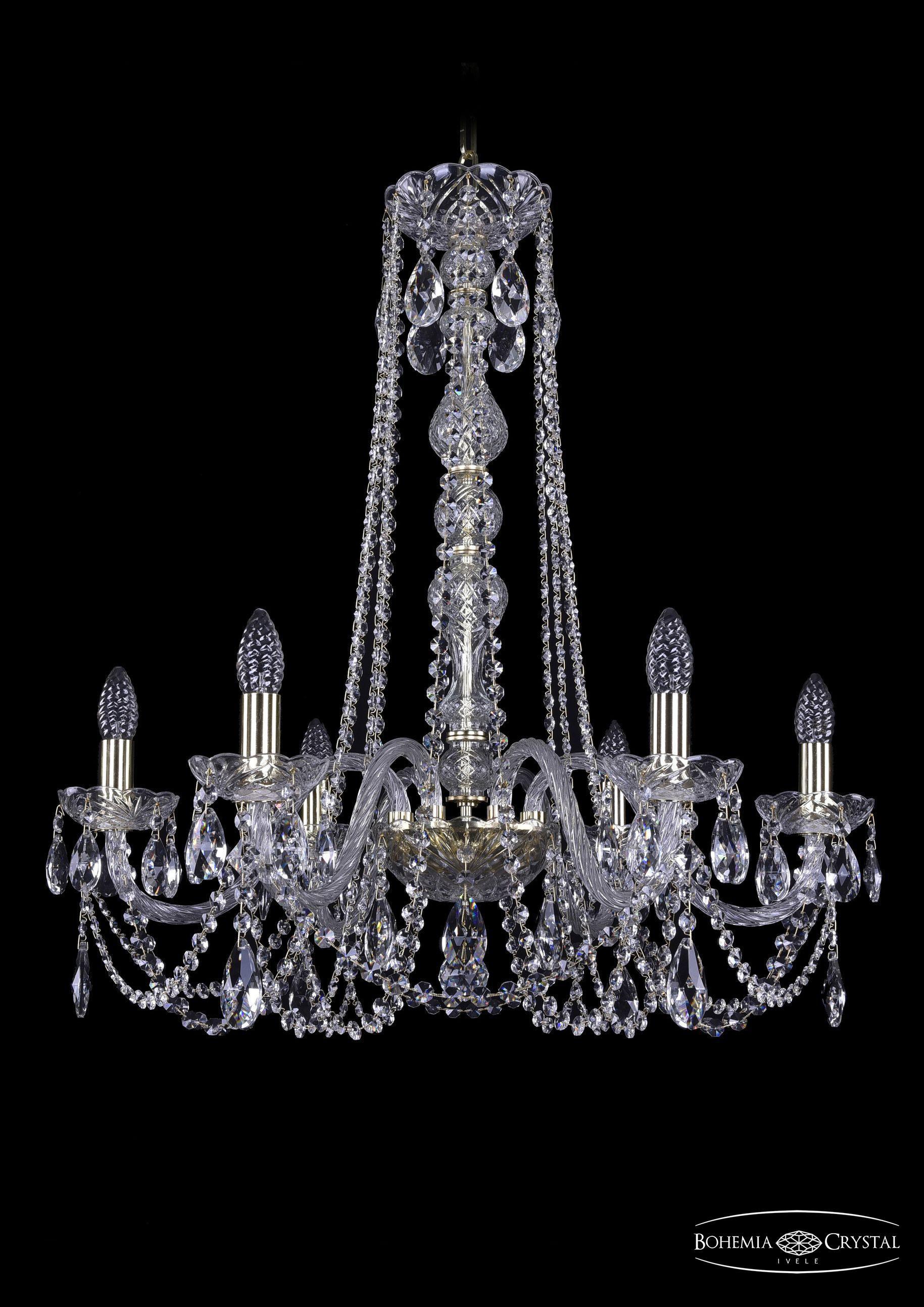 

Подвесная люстра Bohemia Ivele Crystal 1402/6/240/h-73/G