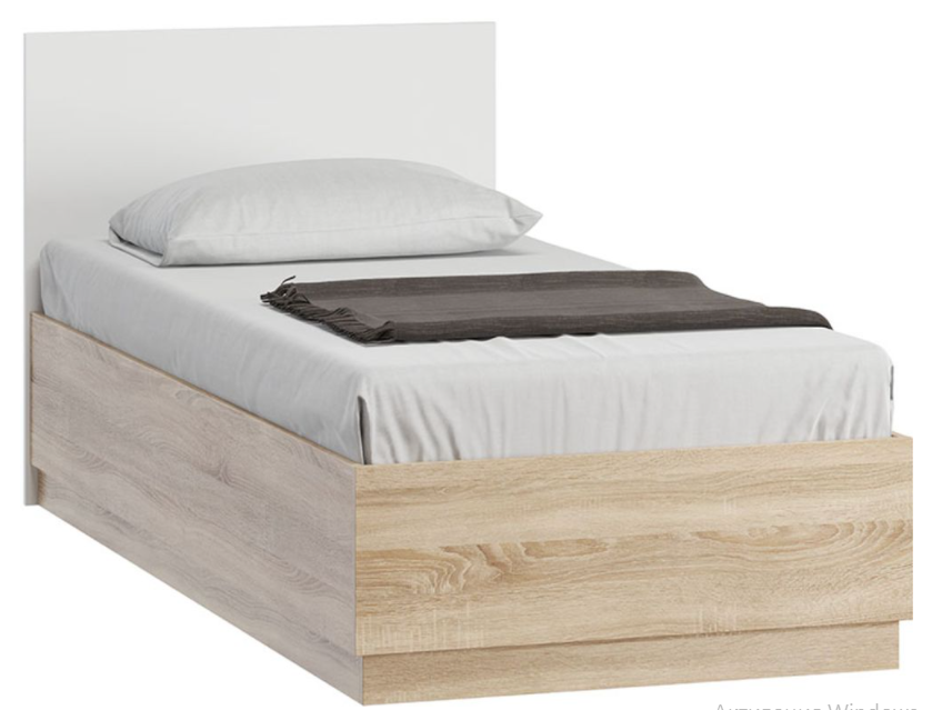

Кровать Woodcraft Стелла 90 дуб сонома, Стелла 90