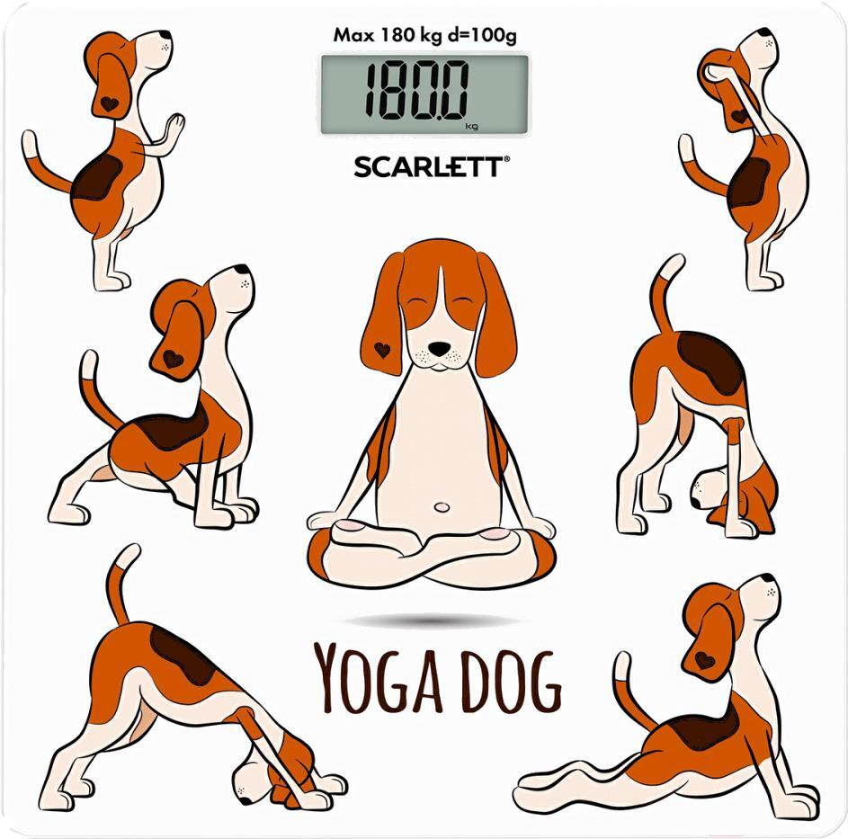 

Напольные весы Scarlett SC-BS33E082 Yoga dog, Весы напольные Scarlett SC-BS33E082