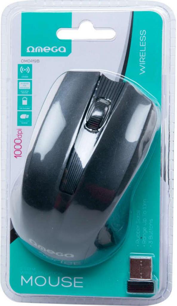 

Мышь Omega OM-419 черный [OM0419B], OM-419