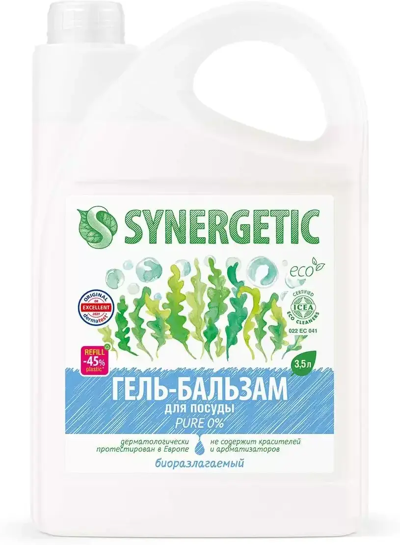 

Гель для мытья посуды и детских игрушек Synergetic Pure 3,5л (9801030028)