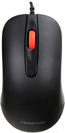 

Мышь Omega OM-520 черный (OM0520B)