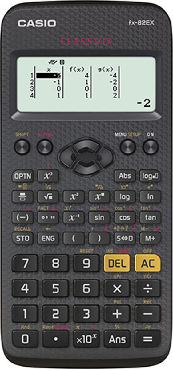 

Калькулятор Casio Classwiz FX-82EX черный [FX-82EX-S-ET-V], Classwiz FX-82EX