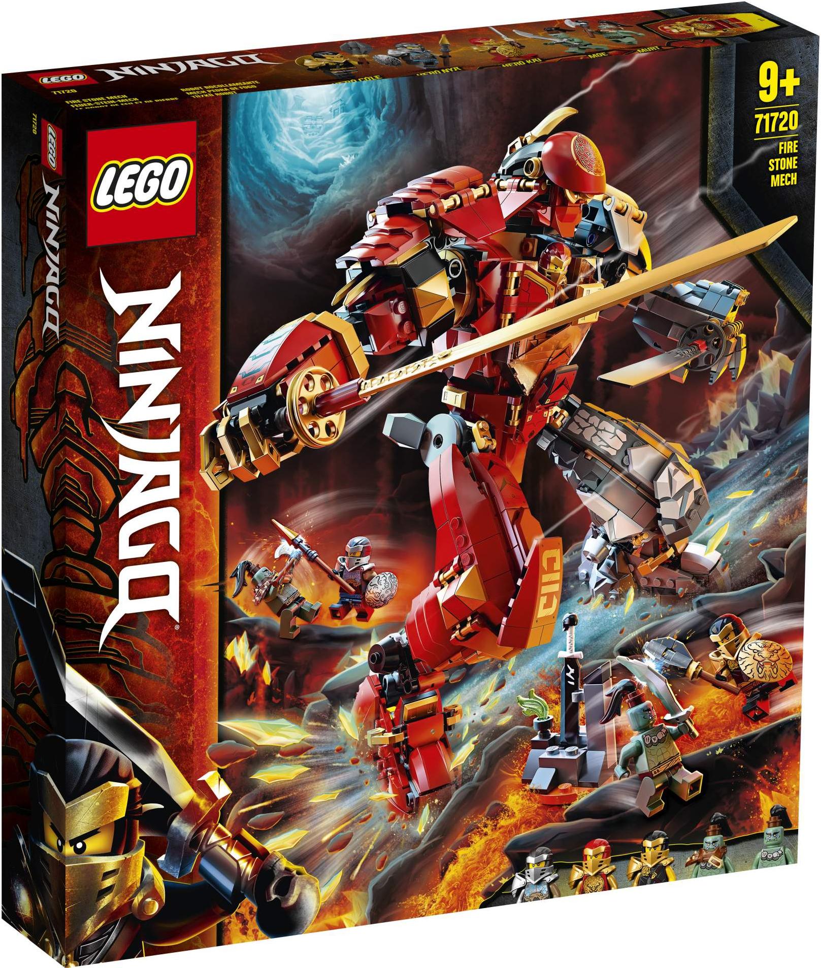 

Конструктор LEGO NINJAGO Каменный робот огня [71720], NINJAGO Каменный робот огня