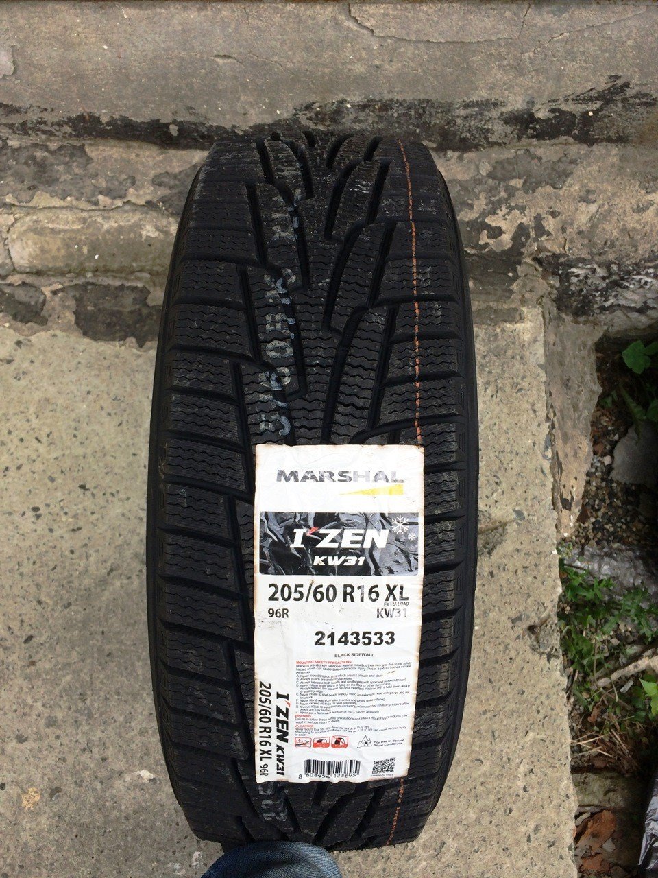 

Шины Marshal I'Zen KW31 225/60R17 103R, I'Zen KW31 225/60R17 103R