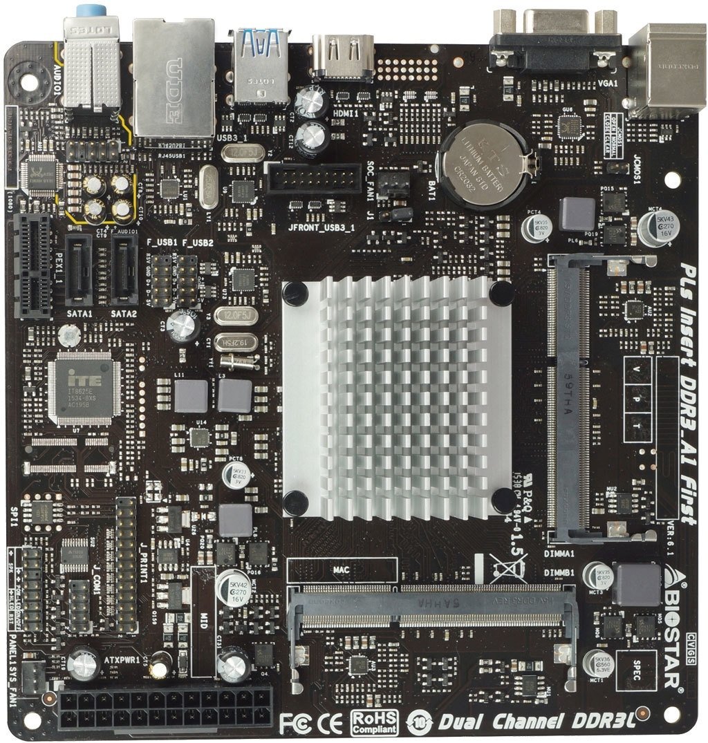 

Материнская плата BIOSTAR J3060NH Ver. 6.x, J3060NH Ver. 6.x