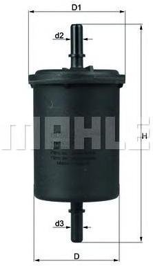 

Фильтр топливный Knecht/Mahle L236 [KL416/1], L236